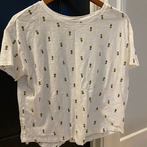 Medium Pineapple shirt from old navy